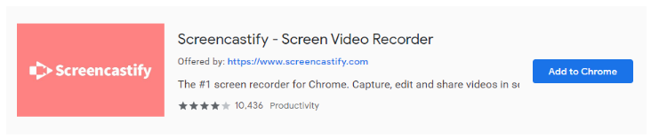 screencastify add to chrome